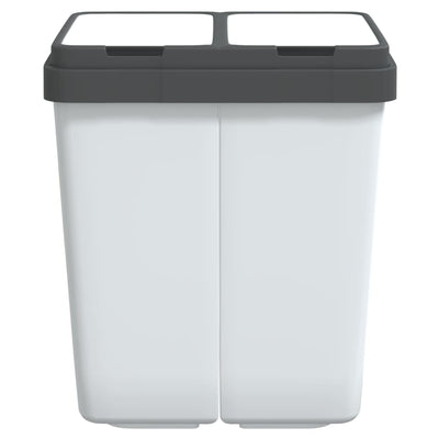 Tuplaroskakori valkoinen 2x25 l