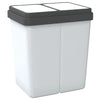 Tuplaroskakori valkoinen 2x25 l