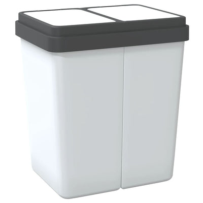 Tuplaroskakori valkoinen 2x25 l
