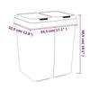 Tuplaroskakori antrasiitti 2x25 l