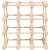 Viinipulloteline 12 pullolle 36x23x36 cm täysi mänty