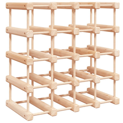 Viinipulloteline 20 pullolle 46,5x23x46,5 cm täysi mänty