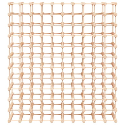 Viinipulloteline 120 pullolle 112,5x23x123,5 cm täysi mänty