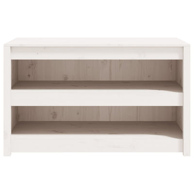 Ulkokeittiökaappi valkoinen 106x55x64 cm täysi mänty