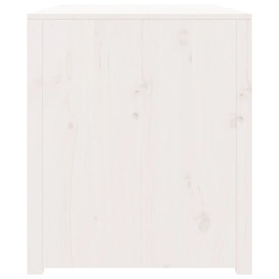 Ulkokeittiökaappi valkoinen 106x55x64 cm täysi mänty