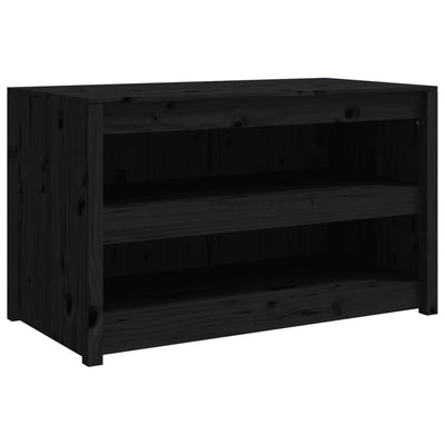 Ulkokeittiökaappi musta 106x55x64 cm täysi mänty