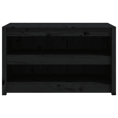Ulkokeittiökaappi musta 106x55x64 cm täysi mänty