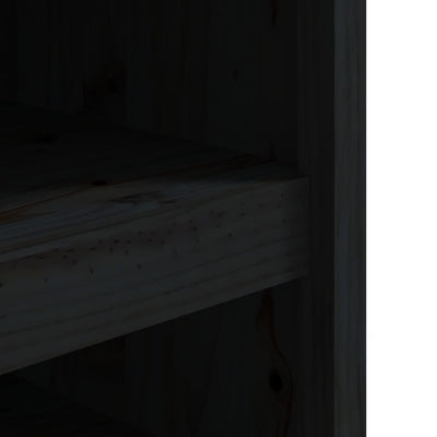 Ulkokeittiökaappi musta 106x55x64 cm täysi mänty
