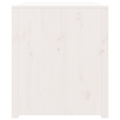 Ulkokeittiökaappi valkoinen 106x55x64 cm täysi mänty