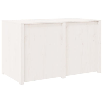 Ulkokeittiökaappi valkoinen 106x55x64 cm täysi mänty