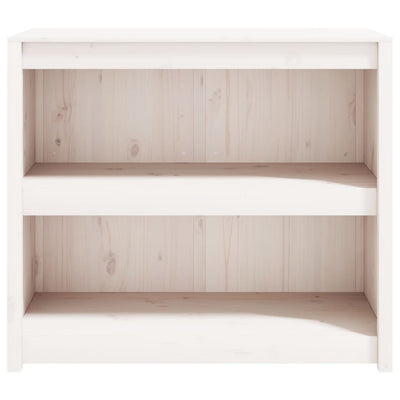 Ulkokeittiökaappi valkoinen 106x55x92 cm täysi mänty