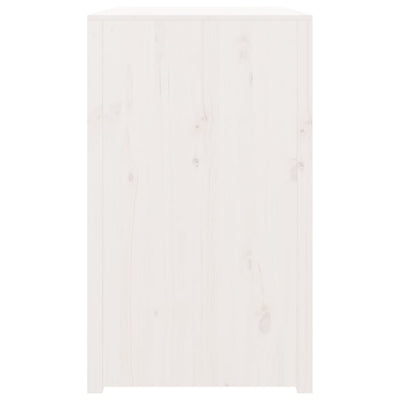 Ulkokeittiökaappi valkoinen 106x55x92 cm täysi mänty