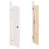 Valkoinen ulkokeittiökaapin ovet Ocolisanu 50x9x82cm (mänty)