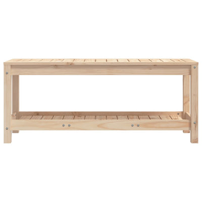 Puutarhapenkki 108x35x45 cm täysi mänty