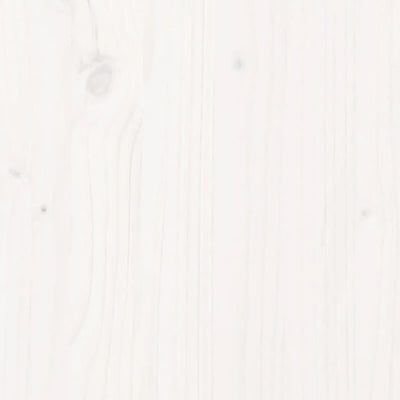 Puutarhapenkki valkoinen 108x35x45 cm täysi mänty