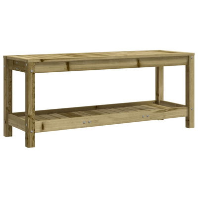 Puutarhapenkki 108x35x45 cm kyllästetty täysi mänty