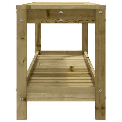 Puutarhapenkki 108x35x45 cm kyllästetty täysi mänty