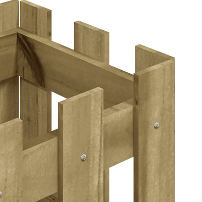 Kukkalaatikko aitamuotoilu Geb 30x30x30cm (kyllästetty mänty)