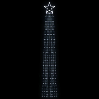 Joulukuusen LED-valot kylmä valkoinen 375 cm