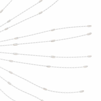 Lämmin valkoinen starburst jouluvalot Porfira 17cm (140 led-valoa 4 kpl)