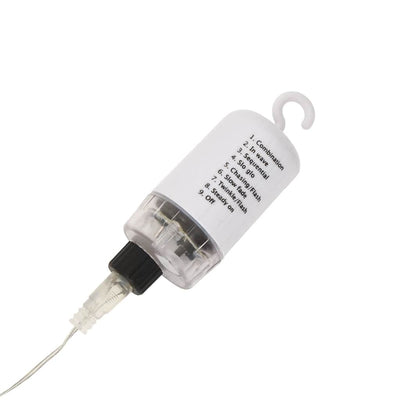 Monivärinen starburst jouluvalot Porfira 17cm (140 led-valoa 4 kpl)