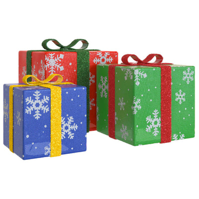 Lämpimän valkoista valaistut joululahjat Manu 64 (3 kpl led-valoa)