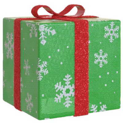 Lämpimän valkoista valaistut joululahjat Manu 64 (3 kpl led-valoa)