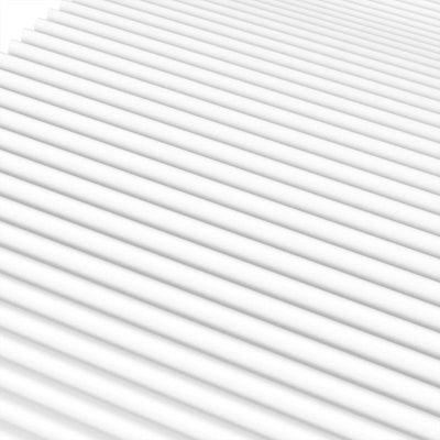 Valkoinen vaahtomuovipatja Abboua 90x200cm (kovuus h2 h3)