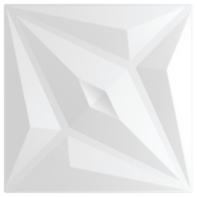 Valkoinen seinäpaneelit Clemens 50x50cm (12 kpl xps 3 m² tähti)