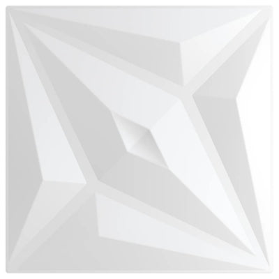 Valkoinen seinäpaneelit Clemens 50x50cm (48 kpl eps 12 m² tähti)