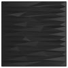 Musta seinäpaneelit Clemens 50x50cm (24 kpl xps 6 m² kivi)