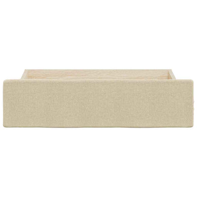 Kerma sängyn vetolaatikot Reim (2 kpl puinen ja kangas)