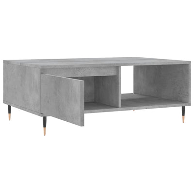Sohvapöytä betoninharmaa 90x60x35 cm tekninen puu