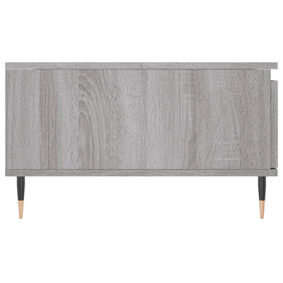 Sohvapöytä harmaa Sonoma 90x60x35 cm tekninen puu