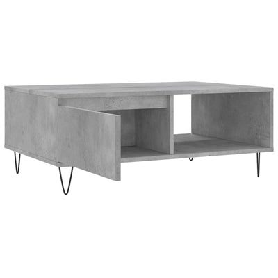 Sohvapöytä betoninharmaa 90x60x35 cm tekninen puu