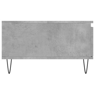 Sohvapöytä betoninharmaa 90x60x35 cm tekninen puu