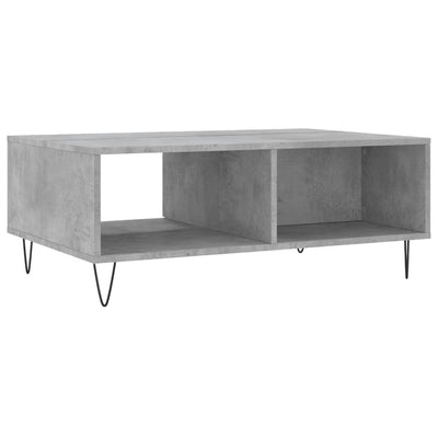 Sohvapöytä betoninharmaa 90x60x35 cm tekninen puu