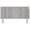 Sohvapöytä harmaa Sonoma 90x60x35 cm tekninen puu