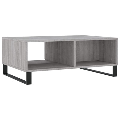 Sohvapöytä harmaa Sonoma 90x60x35 cm tekninen puu