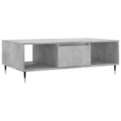 Sohvapöytä betoninharmaa 104x60x35 cm tekninen puu