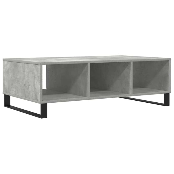 Sohvapöytä betoninharmaa 104x60x35 cm tekninen puu