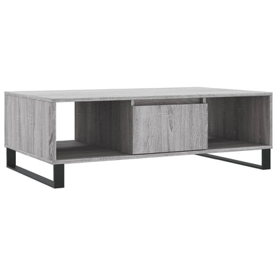 Sohvapöytä harmaa Sonoma 104x60x35 cm tekninen puu