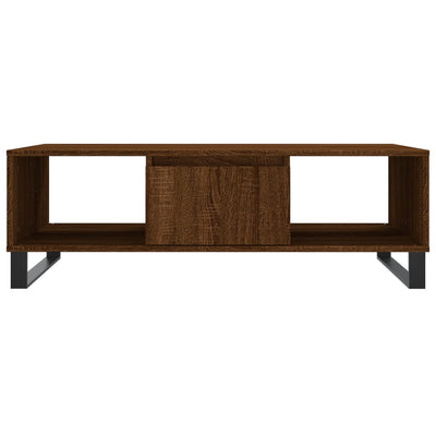 Sohvapöytä ruskea tammi 104x60x35 cm tekninen puu
