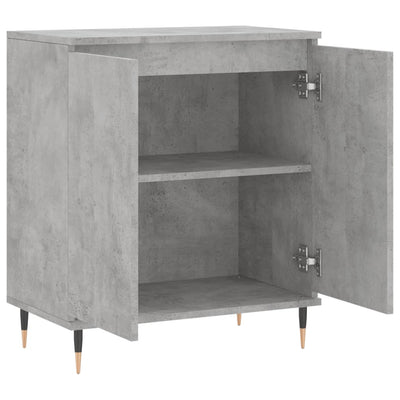 Senkki betoninharmaa 60x35x70 cm tekninen puu