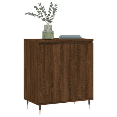 Senkki ruskea tammi 60x35x70 cm tekninen puu