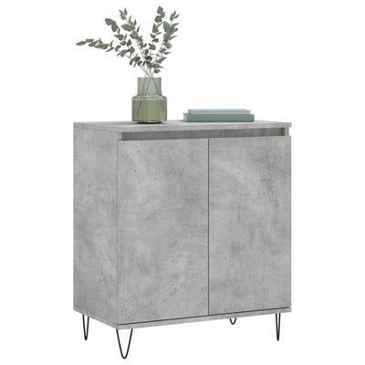 Senkki betoninharmaa 60x35x70 cm tekninen puu