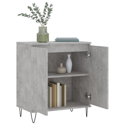 Senkki betoninharmaa 60x35x70 cm tekninen puu