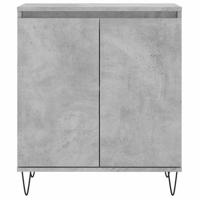 Senkki betoninharmaa 60x35x70 cm tekninen puu