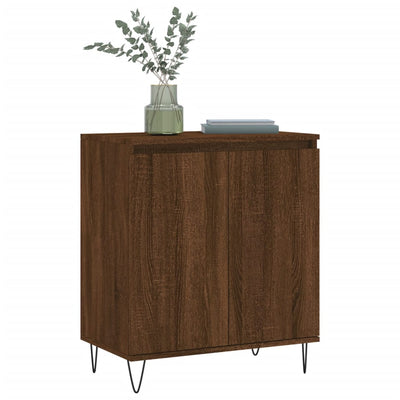 Senkki ruskea tammi 60x35x70 cm tekninen puu