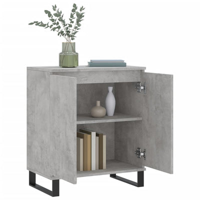 Senkki betoninharmaa 60x35x70 cm tekninen puu
